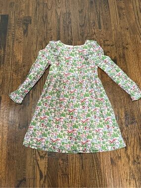 Girls Mini Boden Floral Ruffle Dress Size 9-10
